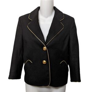 SARA BERMAN Wool Blend Blazer S